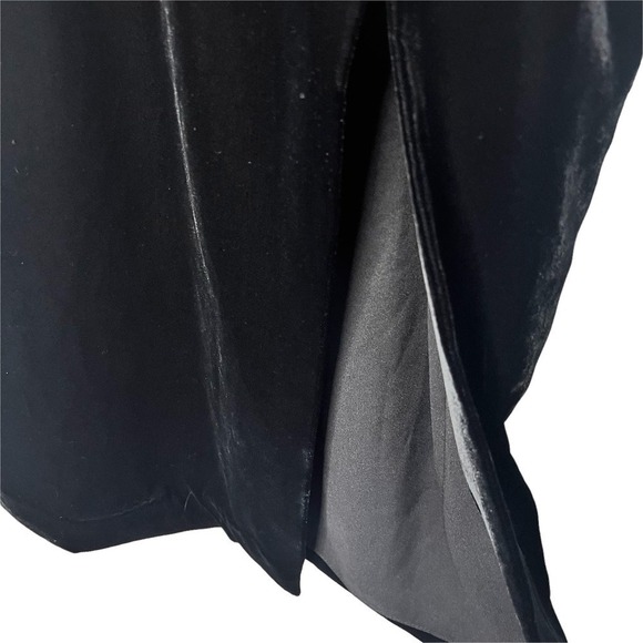 New Women’s Theory Velvet Off-The-Shoulder Dress Size 0 - Picture 3 of 10